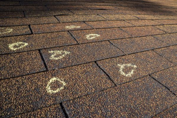 Hail Damage Roof Inspection in Pittsfield